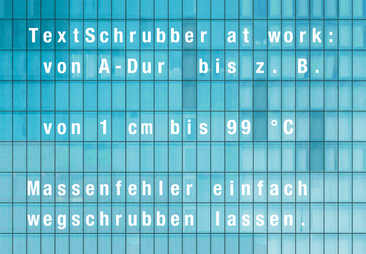 Mit dem TextSchrubber über 600 Fehler automatisch korrigieren!